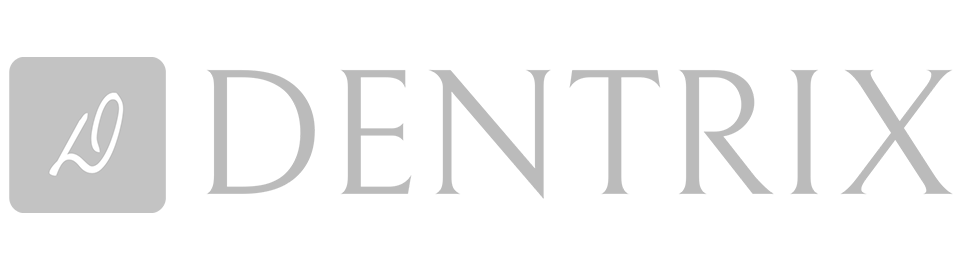 Logo de Dentrix, clínica dental con diseño web desarrollado por Wibella {{brizy_dc_image_alt imageSrc=