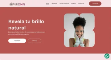 Ejemplo de web diseñada por Wibella agencia diseño web en Madrid, PureSkin {{brizy_dc_image_alt imageSrc=